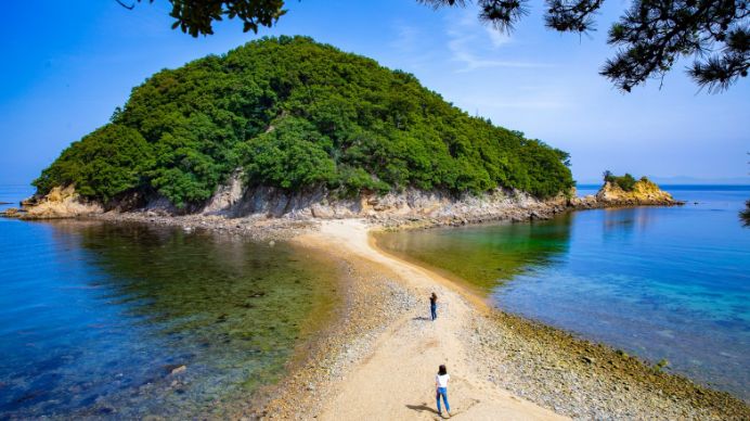 12:30 | 希望の道　城ヶ島へ続くもう一つのエンジェルロード 小豆島